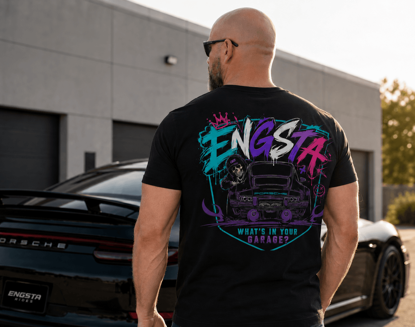 Neon Lights - Unisex organic mid-light t-shirt